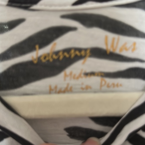 JOHNNY WAS ZEBRA TSHIRT - Picture 2 of 3
